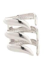 Cargar imagen en el visor de la galería, Anel spike en plata con Baño de Rodio o dorado en baño de oro 18k.

Joyas hipoalergênicas e sem niquel.

Tamanho Aro13 Brasil - 6 USA
