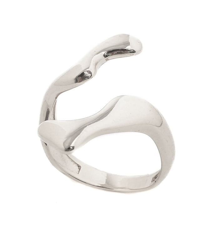 Anillo Curva Organico Liso