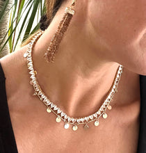 Cargar imagen en el visor de la galería, Collar Riviera, tennis Necklace circonitas en forma de corazón super de moda y ideales para fiesta o bodas.
