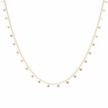 Cargar imagen en el visor de la galería, Collar cadena mini Estrellas en Baño Oro 18K

Tamaño: 46cm

