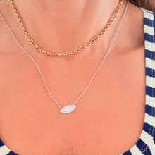 Cargar imagen en el visor de la galería, Collar Ojo griego plata Circonita
