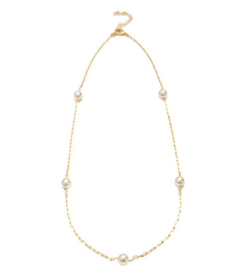 Colar cadena mini perlas en Baño de Oro18k. Un collar delicado para todo los dias. Ideales para mezclar con otros collares Wal Barros.

Joyas hipoalergenicas y sin niquel.