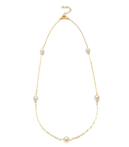 Colar cadena mini perlas en Baño de Oro18k. Un collar delicado para todo los dias. Ideales para mezclar con otros collares Wal Barros.

Joyas hipoalergenicas y sin niquel.