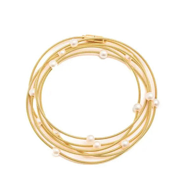 Collar o Pulsera Cuerdas guitarra dorado en baño de oro 18k

Se puede usar como collar.