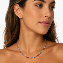Cargar imagen en el visor de la galería, Collar Riviere 3 Puntos Rainbow
