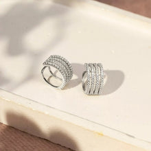 Cargar imagen en el visor de la galería, Earcuff 4 lineas Plata 925

