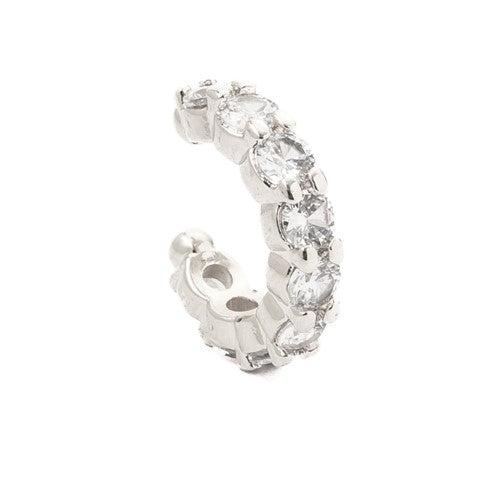 <p>Earcuff plata con mini circonitas en baño de rodio.</p> <p>Super comodo.</p>