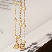 Cargar imagen en el visor de la galería, Collar perla modelo escapulário delicado
