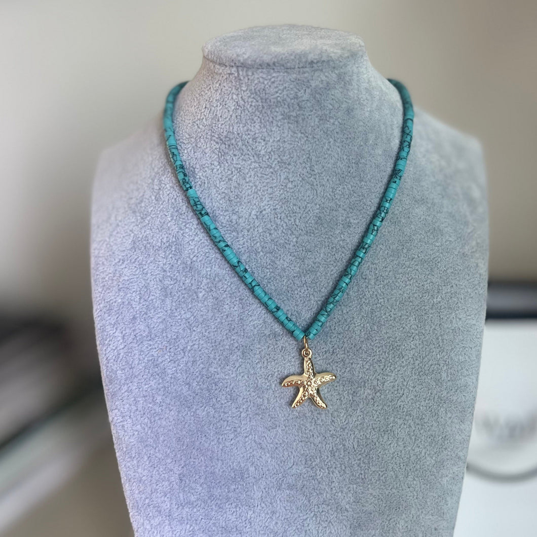 Collar Estrella Turquesa