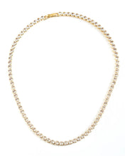 Cargar imagen en el visor de la galería, Collar Riviere Redonda 3mm Dorada
