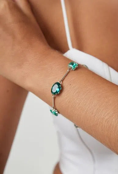 Pulsera Cristal Verde