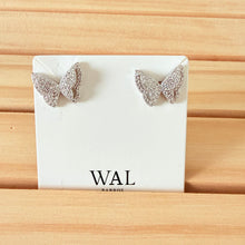 Cargar imagen en el visor de la galería, Pendiente Mariposa Plata
