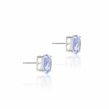 Cargar imagen en el visor de la galería, Pendiente Oval Tanzanita Plata925
