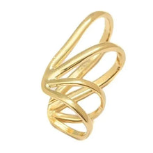 Cargar imagen en el visor de la galería, Earcuff Asa líneas Plata o Dorado
