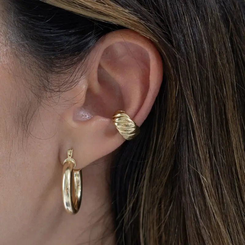 Earcuff Gomos Dorado