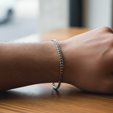 Cargar imagen en el visor de la galería, Pulsera cadena en acero inoxidable.
