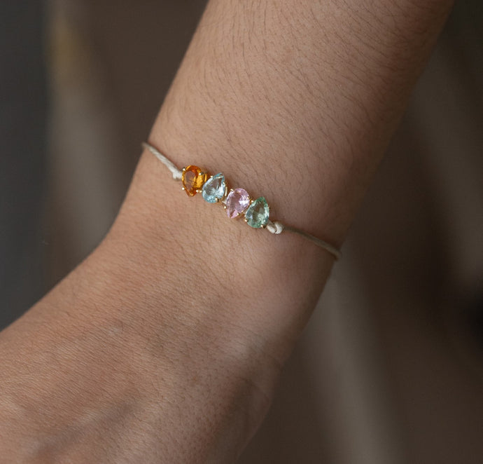 Pulsera Cristal Cuerda