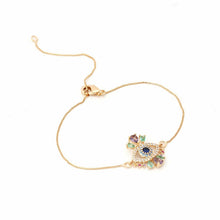 Cargar imagen en el visor de la galería, Pulsera ojo griego colorida
