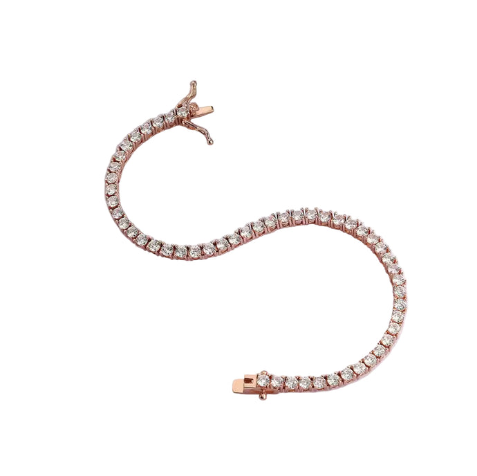 Pulsera en oro rose plata 925