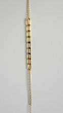 Cargar imagen en el visor de la galería, Tobillera cadena dorada en baño de oro18k de alta calidad para su verano.

 26cm + 5cm ajustable.

 Joyas hipoalergénicas y sin níquel.
