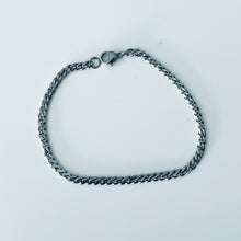 Cargar imagen en el visor de la galería, Pulsera cadena plata acero inoxidable 
