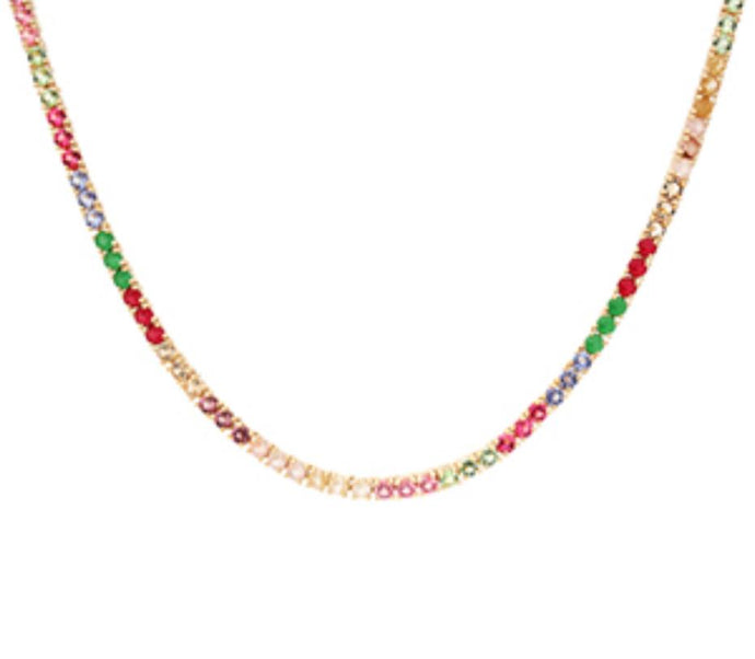 Collar Riviere colors Gold
